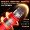 LATETOBED TELIO MASTURBADOR ADVANCED CON ROTACIÓN, THRUSTING Y GEMIDOS CON VENTOSA - Imagen 9